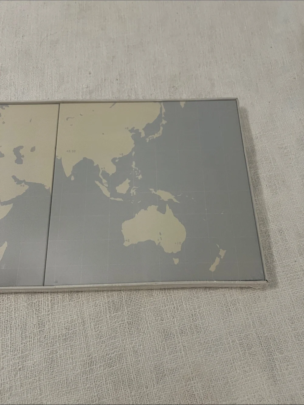 IKEA PJÄTTERYD 3-piece World Map Canvas Triptych Wall Art Set NWT(Vintage)